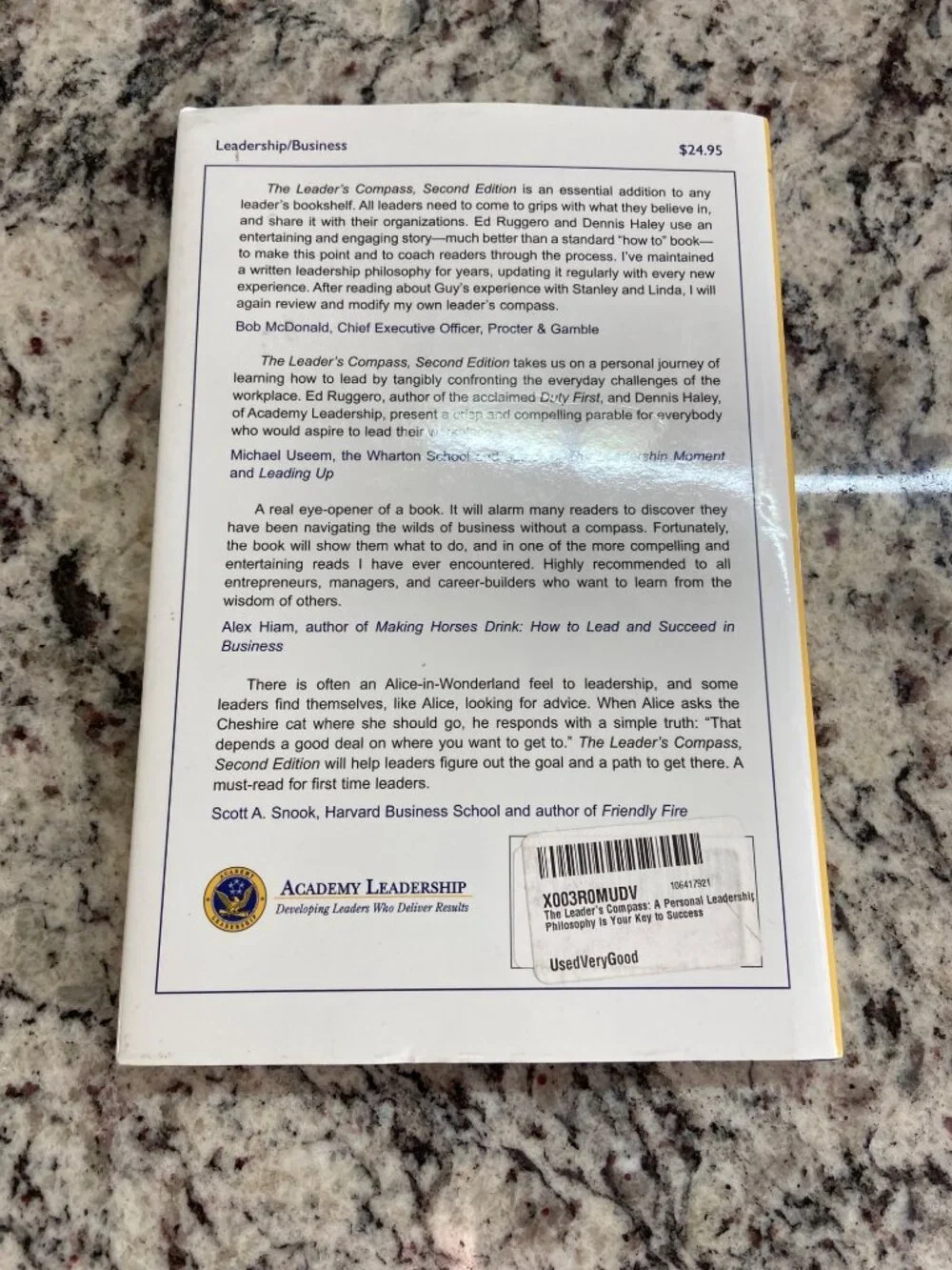 The Leader's Compass Ed Ruggero Dennis Haley 2nd Ed 2005 Leadership Hardcover